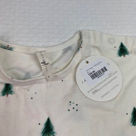 Jack Davis Apparel Unisex Sz 4T Trees Long Slv Shirt Top Organic Cotton NWT $34 - Picture 2 of 5